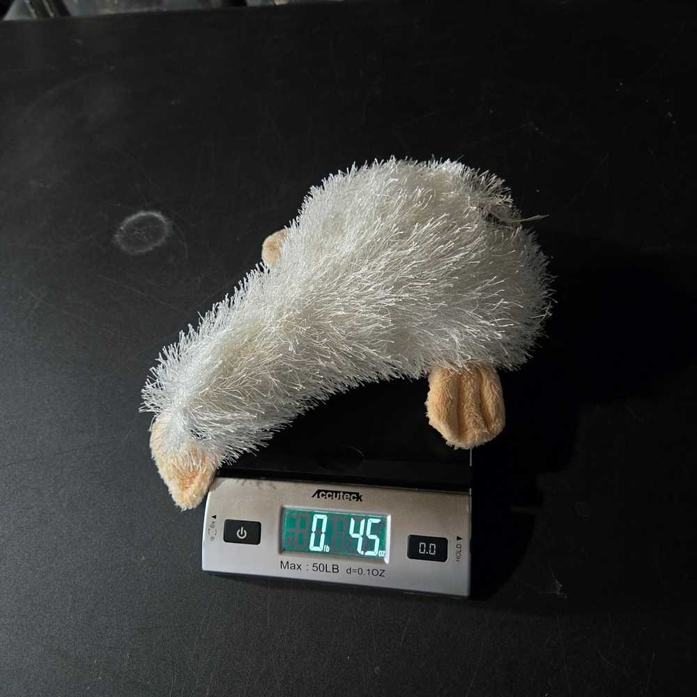 Ganz Webkinz Googles White Plush Retired Platypus Goose Shaggy Stuffed HM021 - Picture 8 of 8
